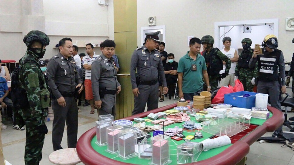 Police and Government Officials Linked Illegal Gambling Dens