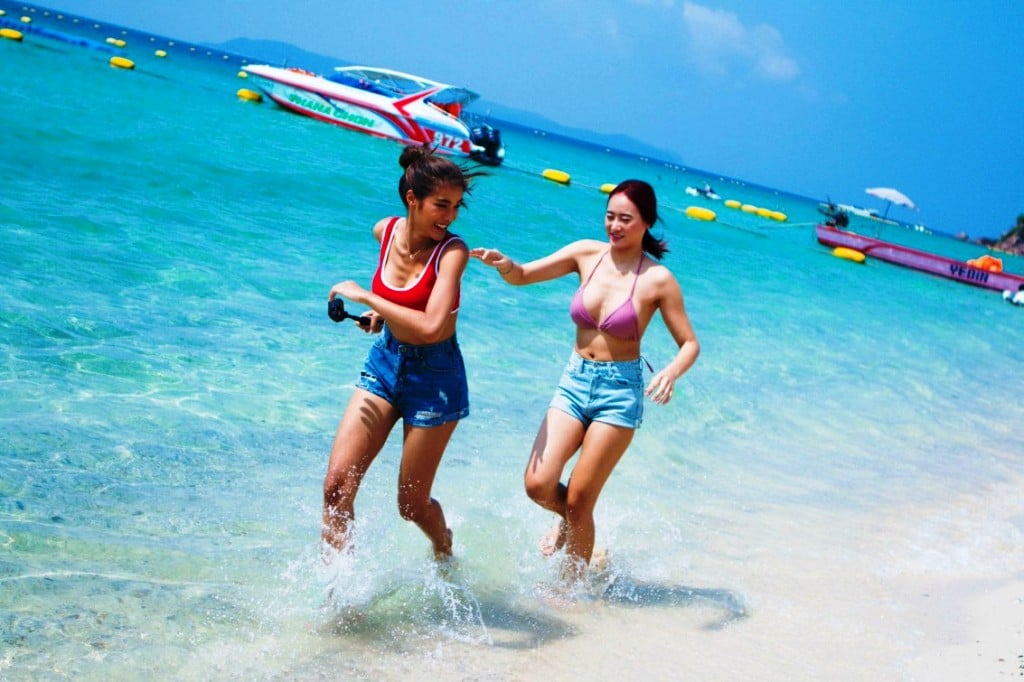 Island, Tourists, Pattaya Thailand's Resort Island of Koh Lan Reopens to Tourists