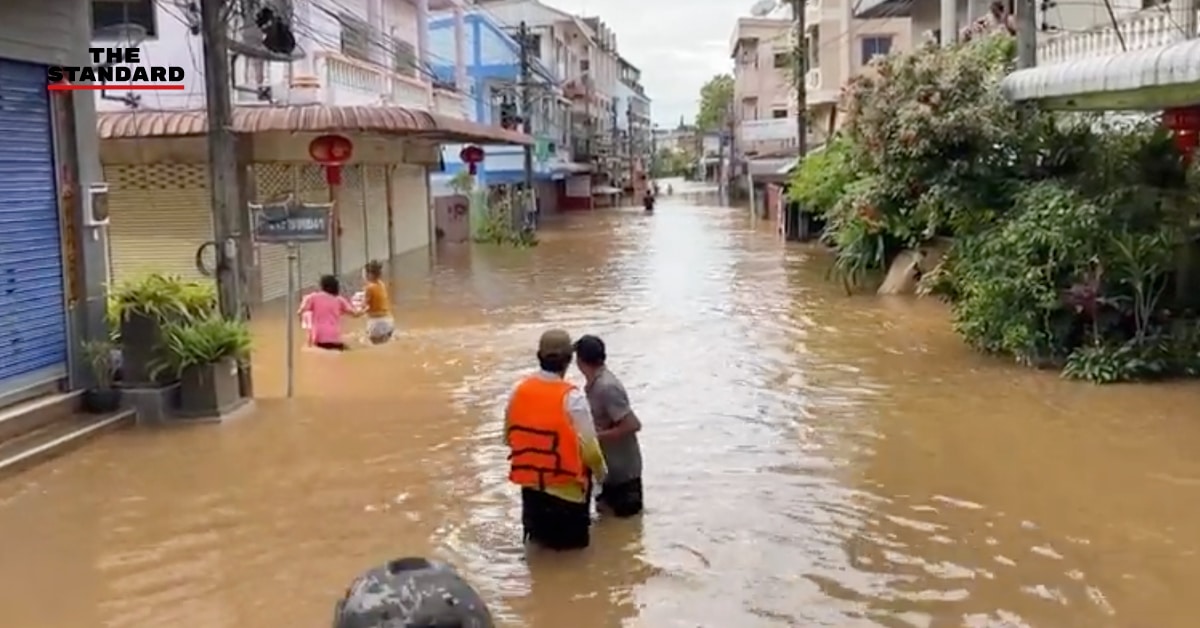 Mae Sai Chiang Rai Inundated By Flood Waters, 2,000 Homes Flooded