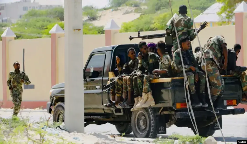 15 Dead In Twin Bombing Targeting Somalia's Military