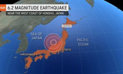 Magnitude 6.2 Earthquake Strikes Japan