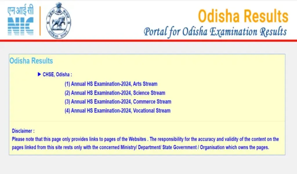 CHSE Odisha 12th Results 2024 Website Down Alternate Ways to Check