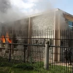 Kenya parliament on Fire as Police Shot at Protestors, Several Dead
