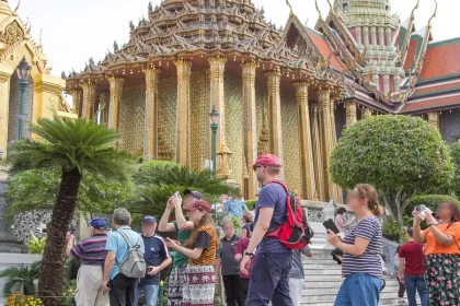 Tourists Bangkok Thailand