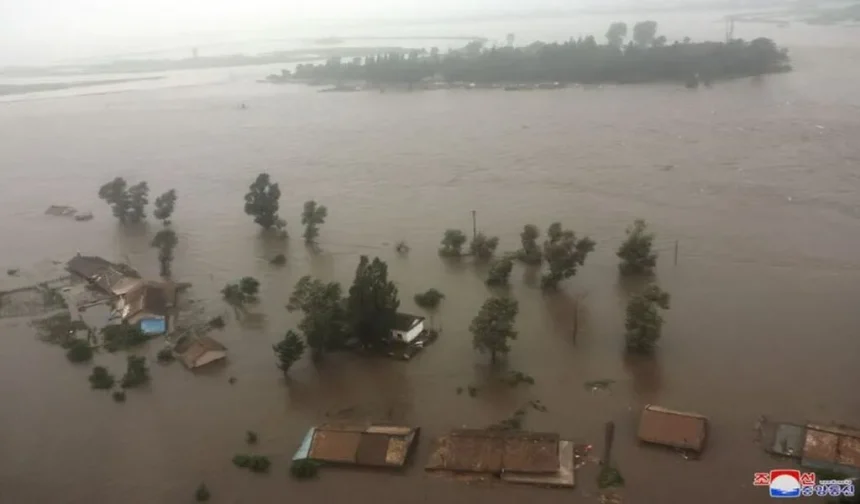 North Korea says Thousands of Homes were hit by Flooding