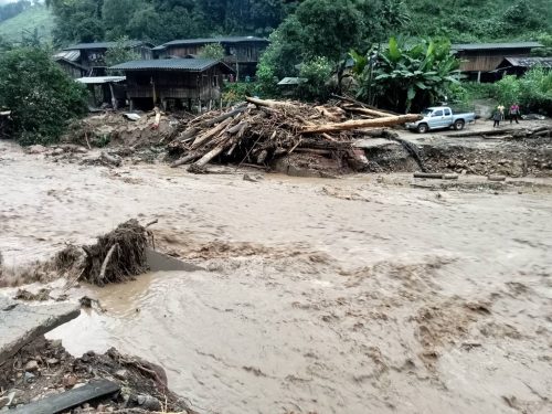 Landslide in Northern Thailand's Mae Hong Son