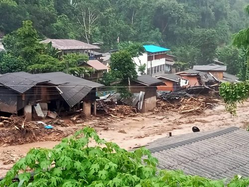 Landslide in Northern Thailand's Mae Hong Son