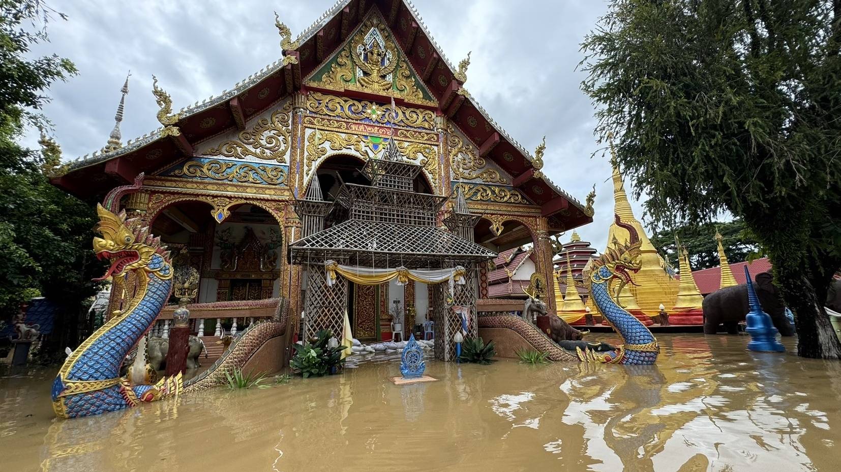 Chiang Rai Seeing Flooding in 9 Districts as Rain Continues to Fall