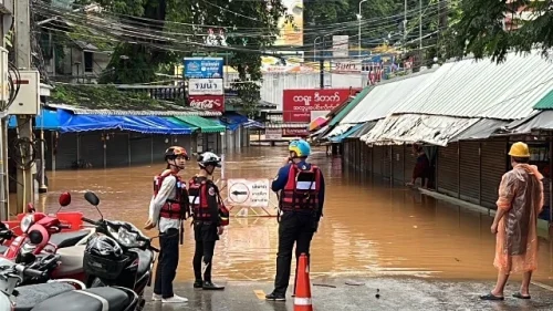 Flooding Mae Sai Chiang Rai