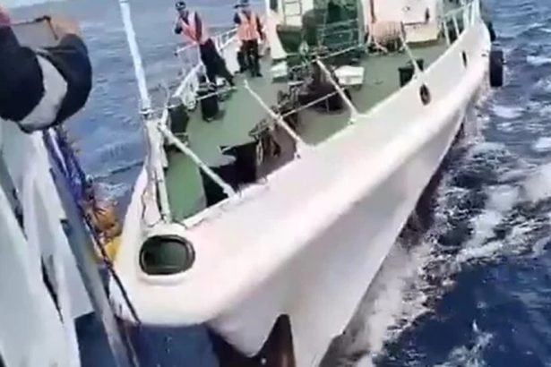 Chinese Coast Guard Cutter Rams Philippine Vessel in South China Sea