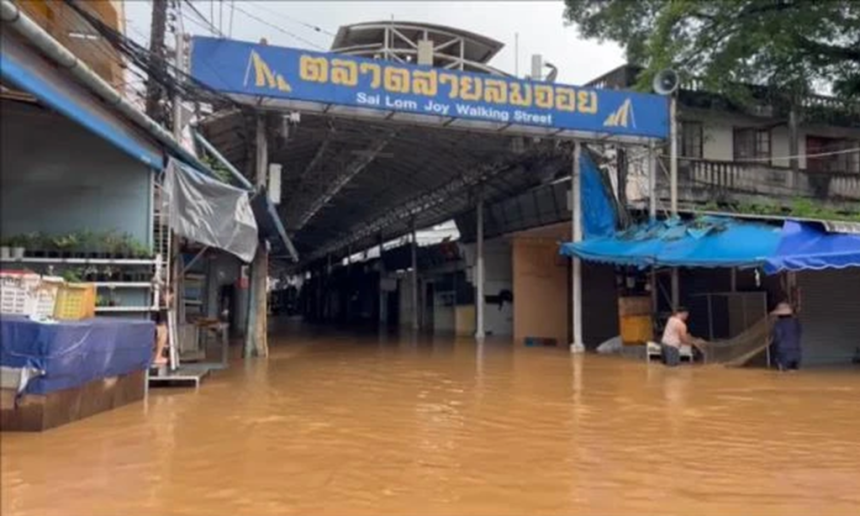 Floods Mae Sai, Chiang Rai