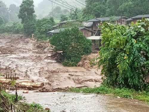 Landslide in Northern Thailand's Mae Hong Son