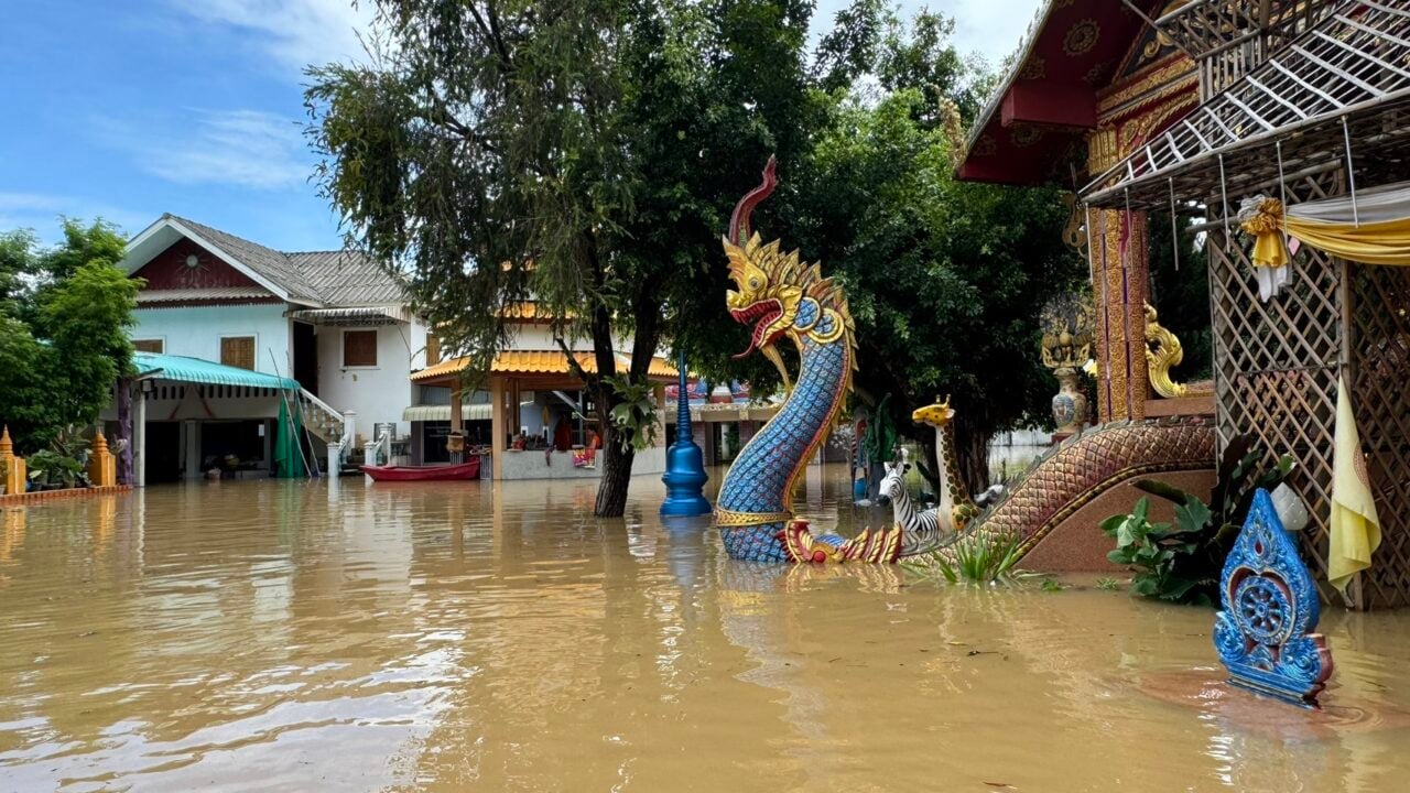 Chiang Rai Seeing Flooding in 9 Districts as Rain Continues to Fall