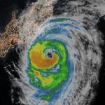 Typhoon Ampil Japan