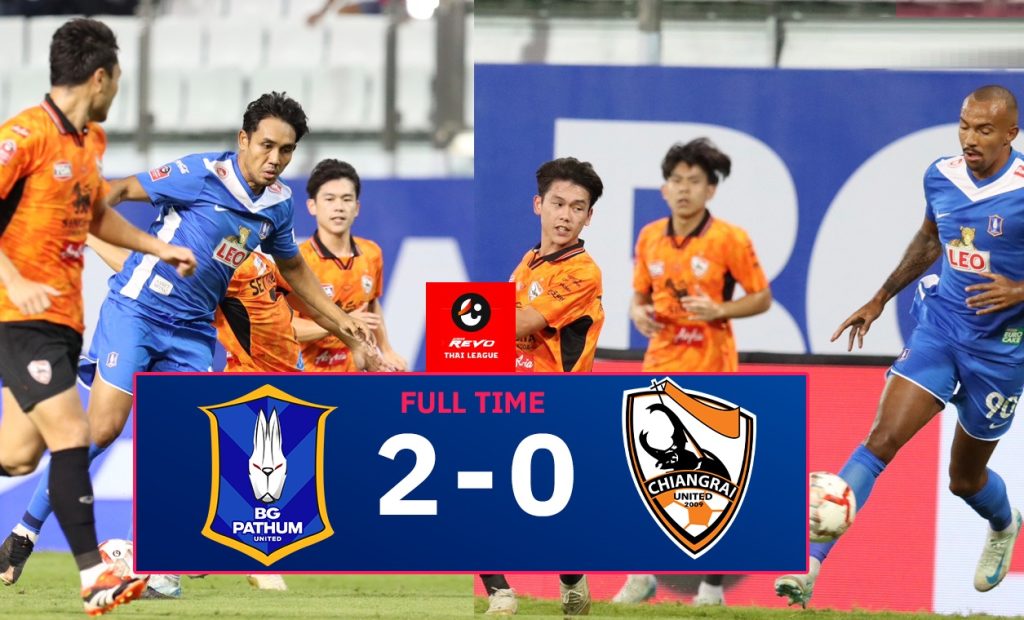 BG Pathum scored 2 goals in the first half from Melvin Lorensen and Gakuto Notsuda