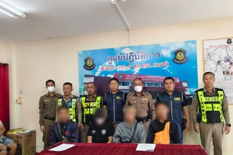 Highway Police Arrest 4 Men for Trafficking Burmese Workers