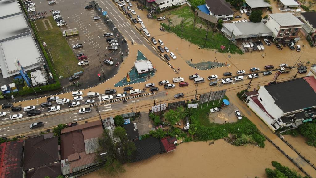 Flooding Wiang Pa Pao District 