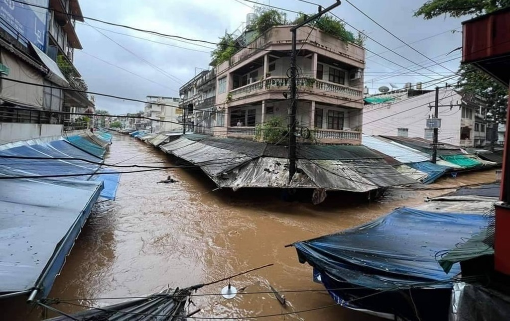 Flooding Mae Sai Chiang Rai1