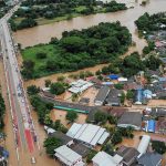 Kok River Overflows in Chiang Rai City