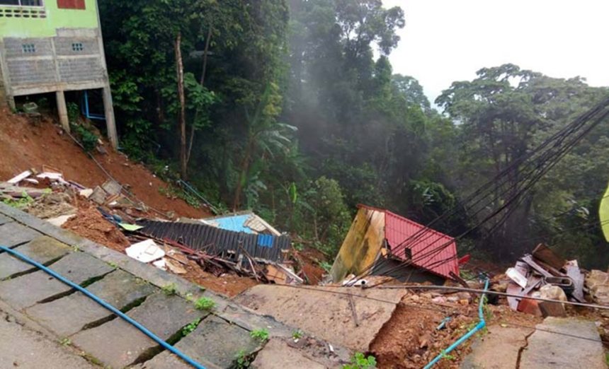 Landslide Strikes Chiang Rai's Mae Fah Luang District