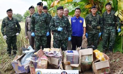 Pha Muang Task Force Sizes 1.1 Million Meth Pills in Mae Sai