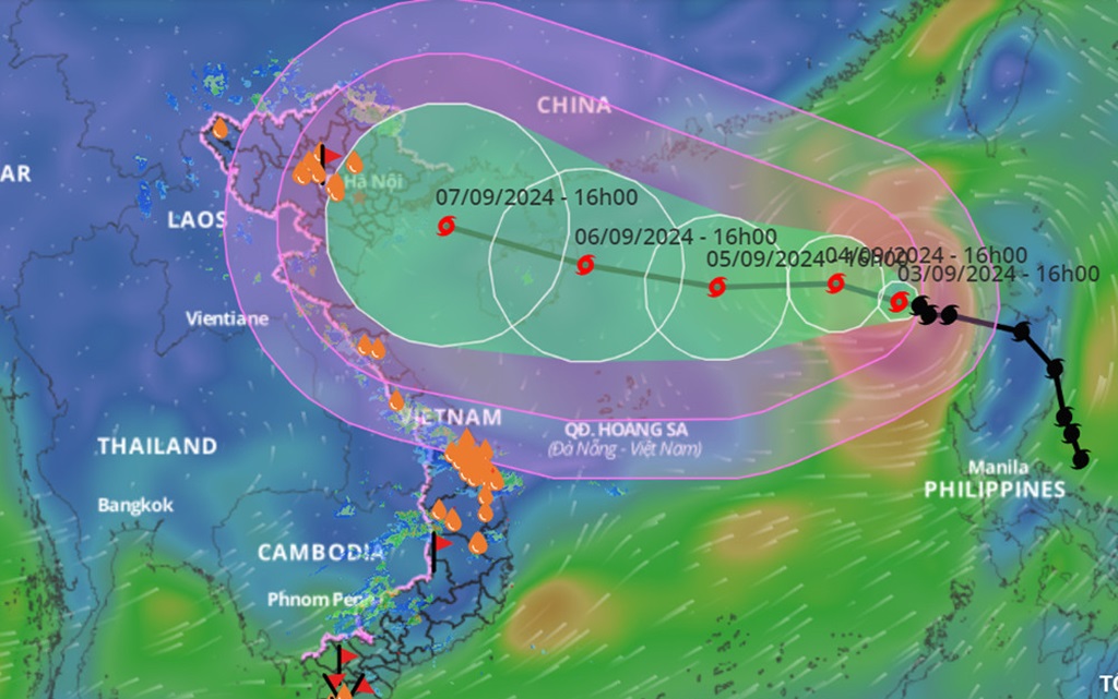 Typhoon Yagi Northern Thailand