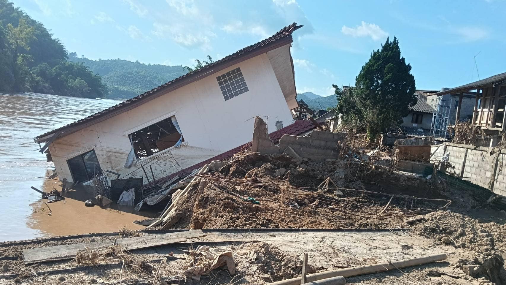 Chiang Rai Flood Damage