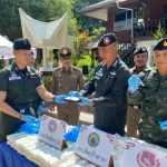 Chiang Rai Border Patrol Police Seize 1,600,000 Methamphetamine Pills