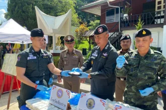 Chiang Rai Border Patrol Police Seize 1,600,000 Methamphetamine Pills