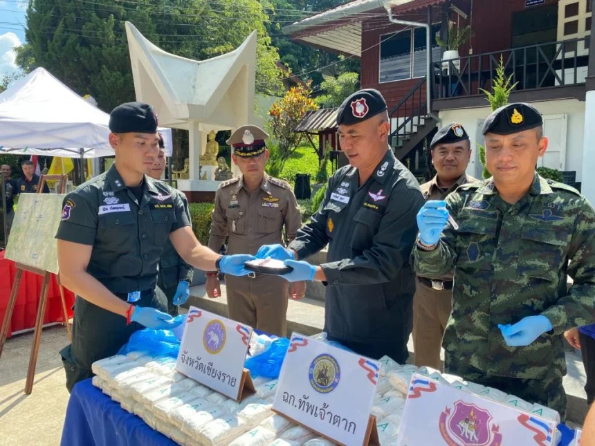 Chiang Rai Border Patrol Police Seize 1,600,000 Methamphetamine Pills