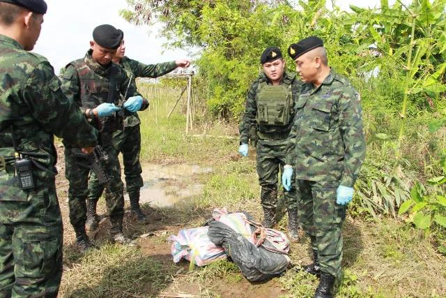 Soldiers in Mae Sai Chiang Rai Seize 120kg of Heroin