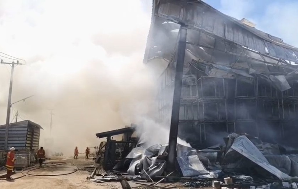 Logan Factory fire chiang rai