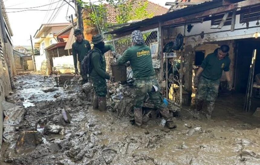 Mae Sai Chiang Rai Still Struggling With Mud Removal