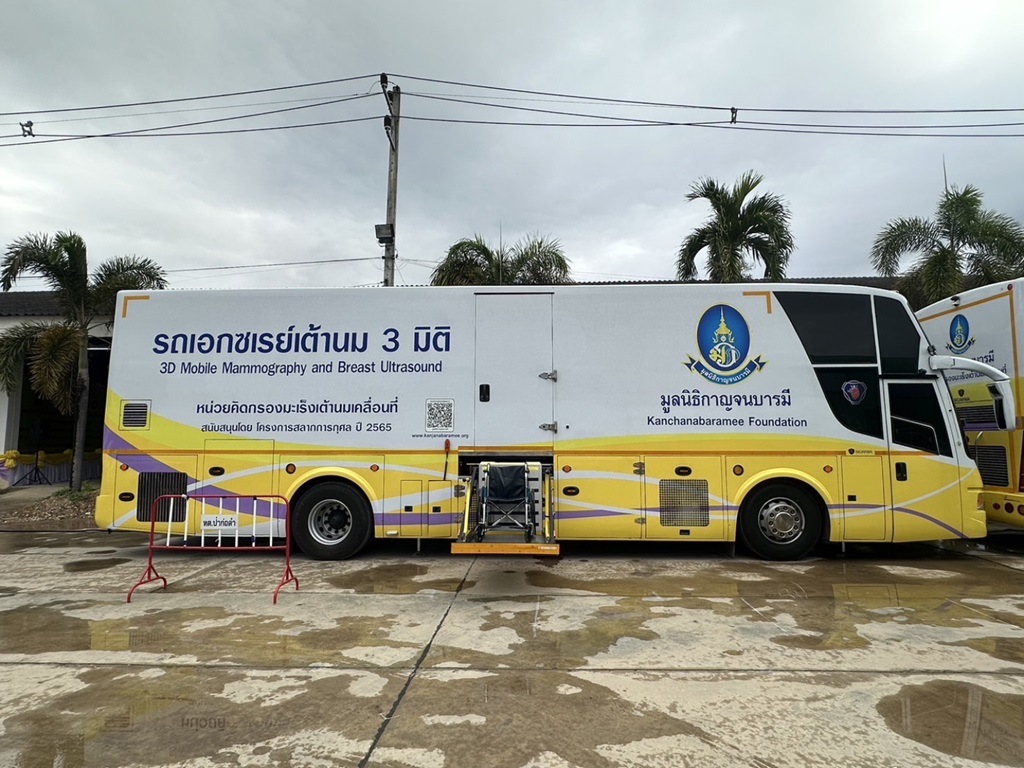 mobile mammography breast cancer screening unit