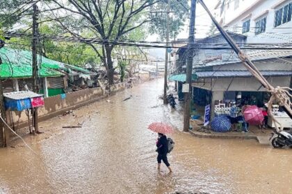 Township of Tachileik, Myanmar Floods