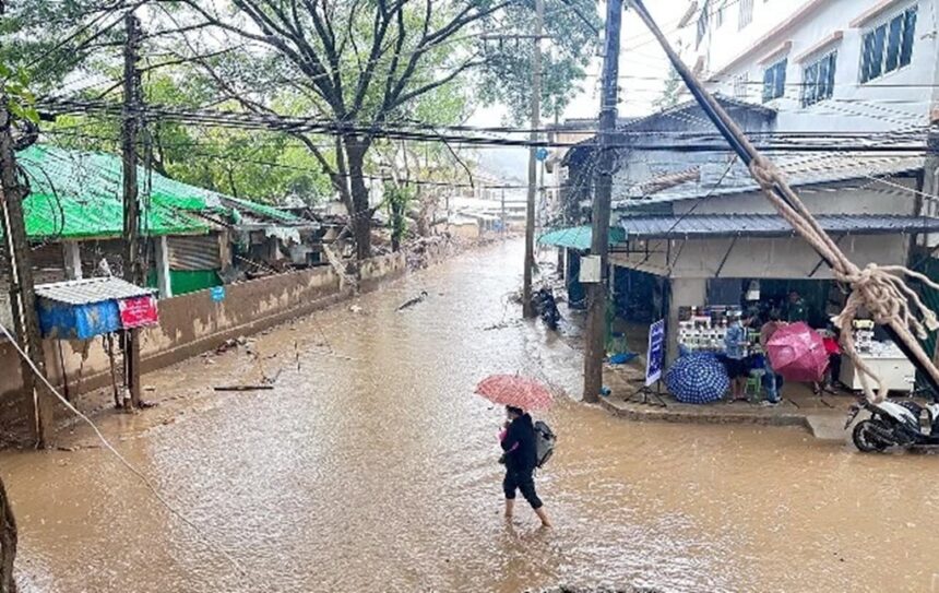 Township of Tachileik, Myanmar Floods