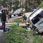 Chiang Mai Passenger Van crash