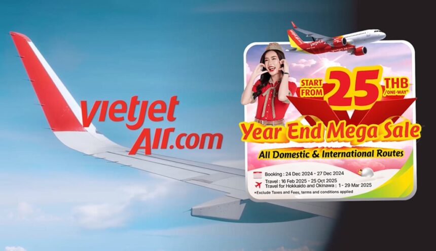 Vietjet Thailand Year End Mega Sale