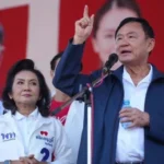 Thaksin Shinawatra campaigns for Pheu Thai Party before Chiang Rai Provincial Administrative Organization election