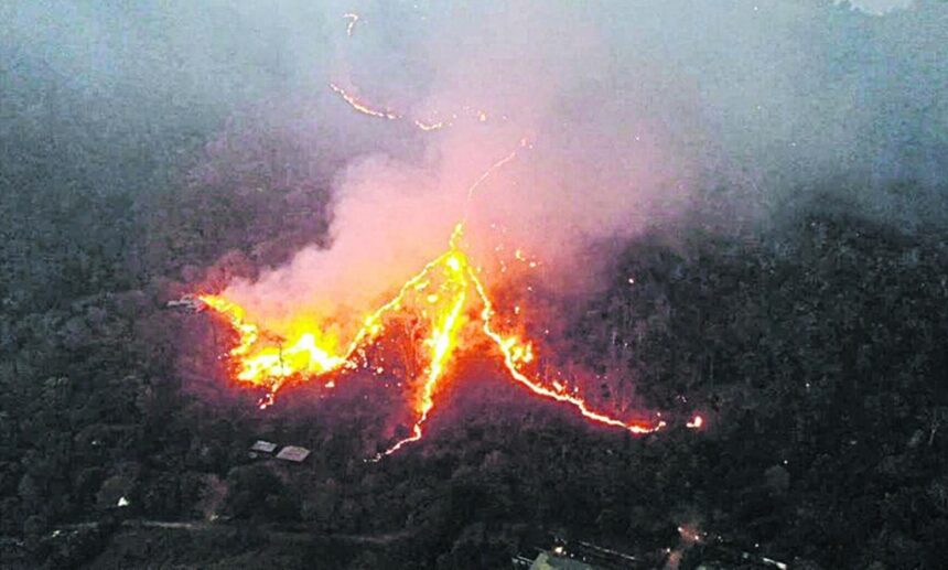 Forest Fires In Northeastern Thailand