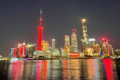 Shanghai's Oriental Pearl Tower and Shanghai Tower