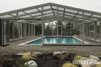 People Enhancing Their Pool Experience with Pool Domes