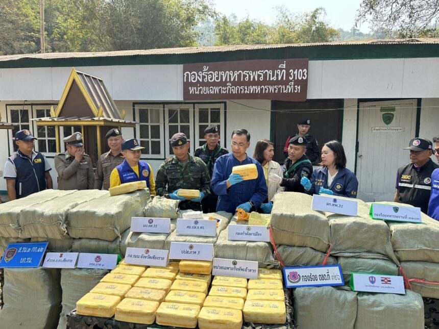 Chiang Rai Authorities Seize 6 Million Meth Pills