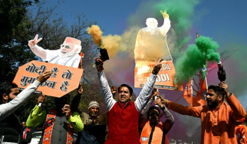 Modi's BJP Wins Historic Victory in Delhi, Ends AAP's 12-Year Rule