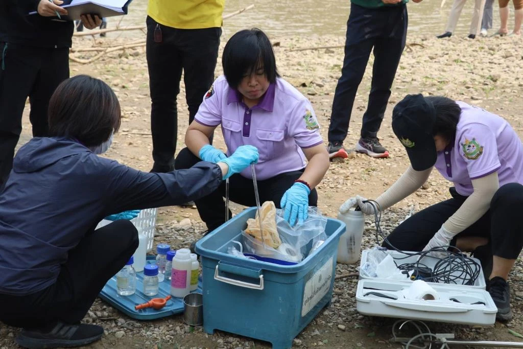 Pollution Control Department Inspects Kok River in Chiang Rai