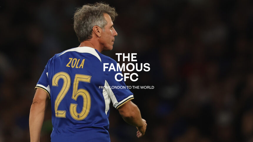 Football legend Gianfranco Zola