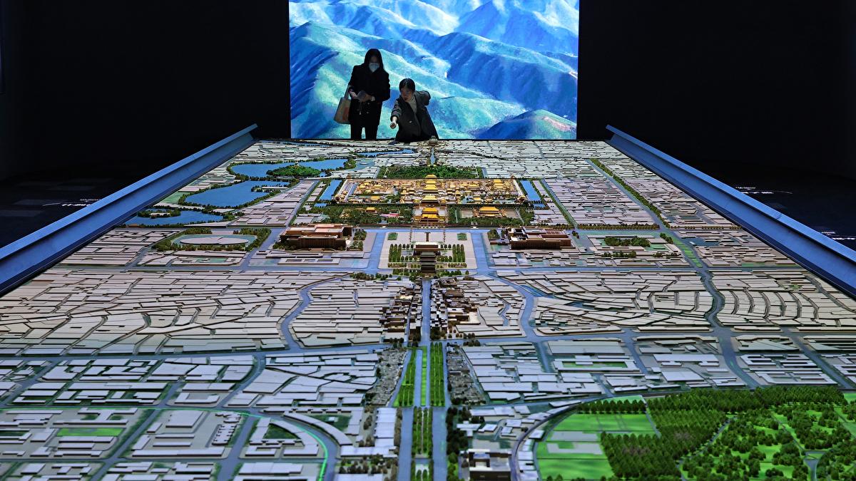 3D virtual map of the Ming Dynasty capital